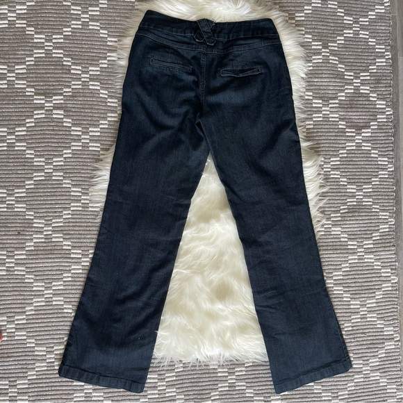 Earl Jeans Dark Wash BootCut Mid-Rise Denim Jeans 6 - Picture 3 of 6